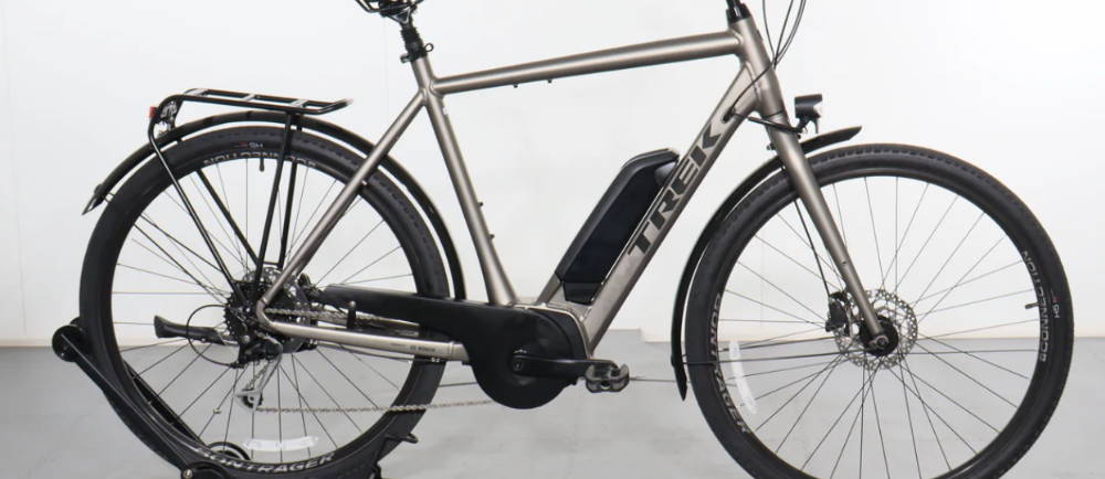 a Trek Verve+ 2 electric city bike