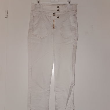 Alexander McQueen White Jeans 