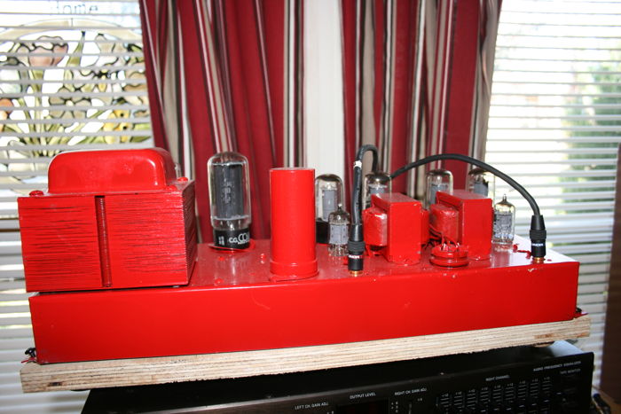 CONN RED TUBE AMP  12V6  CONN AMP WITH EXTRA TUBES $100