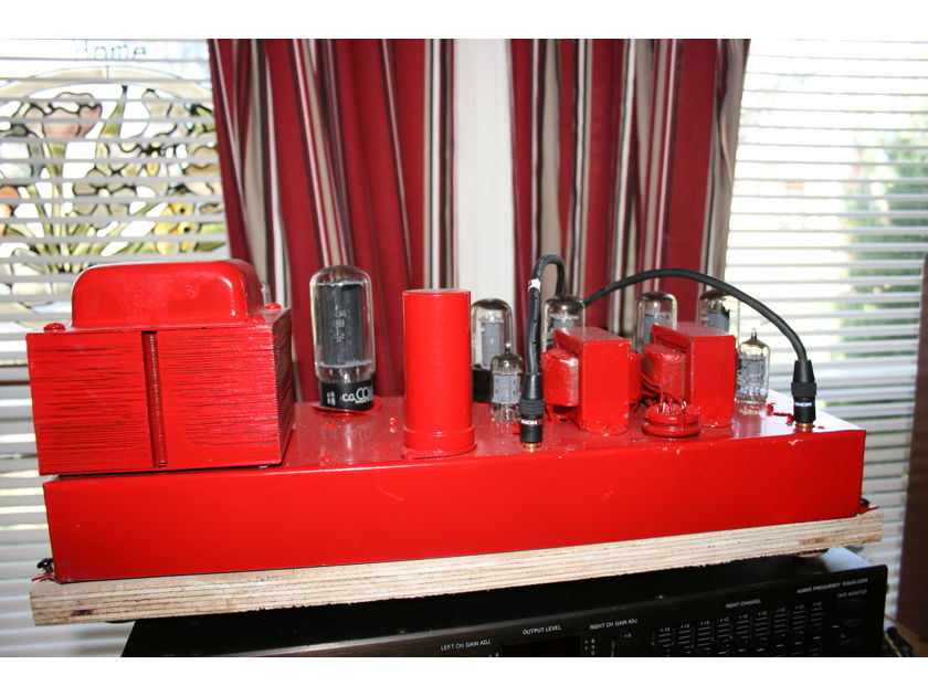 CONN RED TUBE AMP  12V6  CONN AMP WITH EXTRA TUBES $100