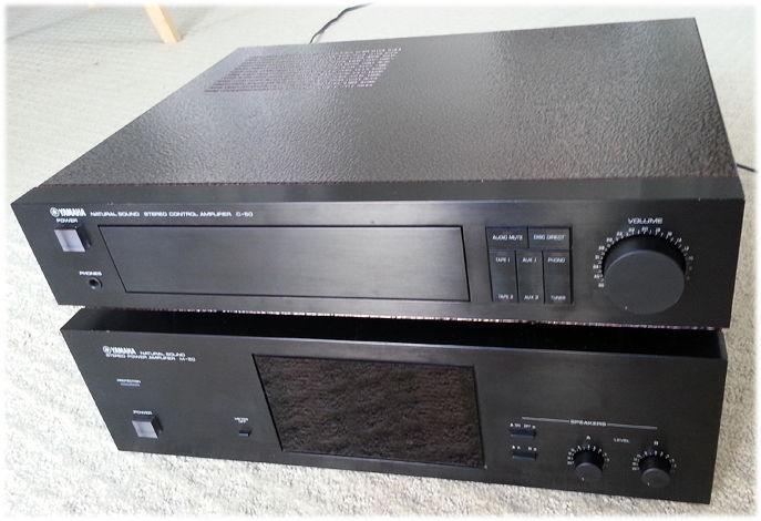 Recapped Yamaha C-50/M-50/T-760 pre amp, power amp and ...