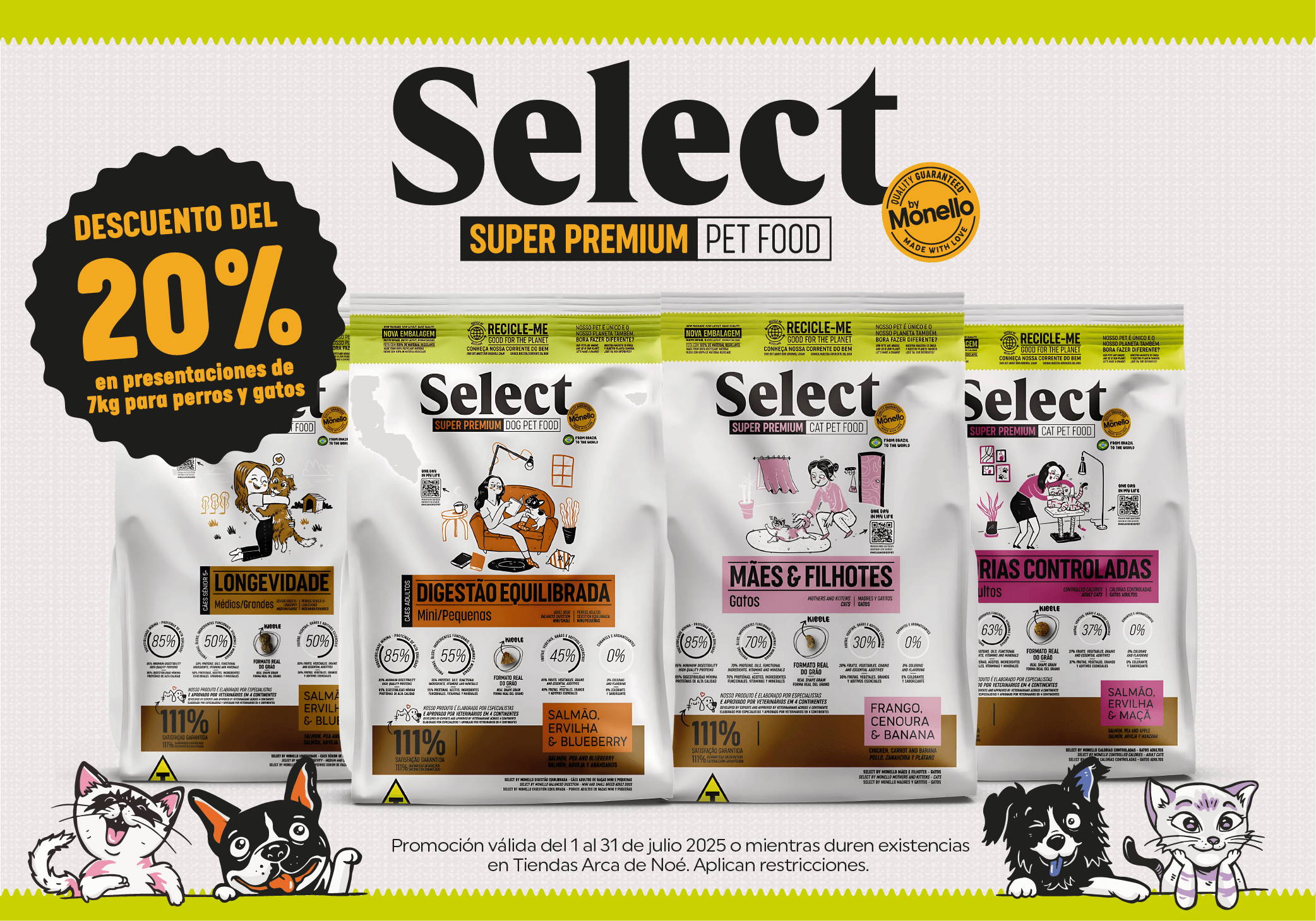 Select by Monello: 20% de descuento en productos seleccionados.