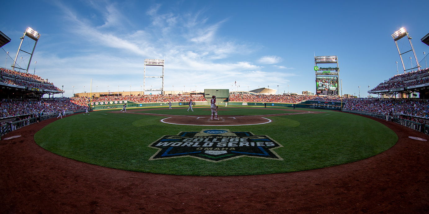 NCAA Men's College World Series promotional image