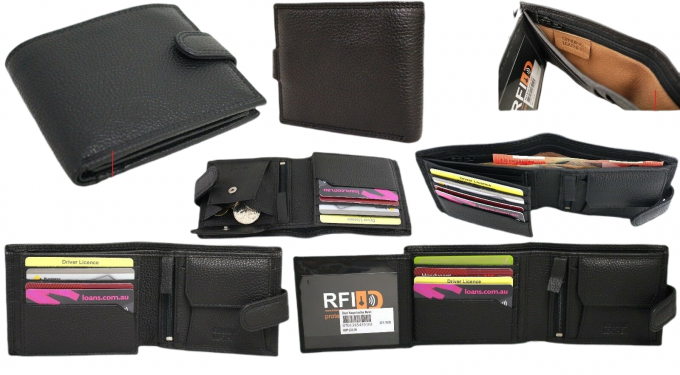 Quality Full Grain Cow Hide Leather Wallet Style 11020