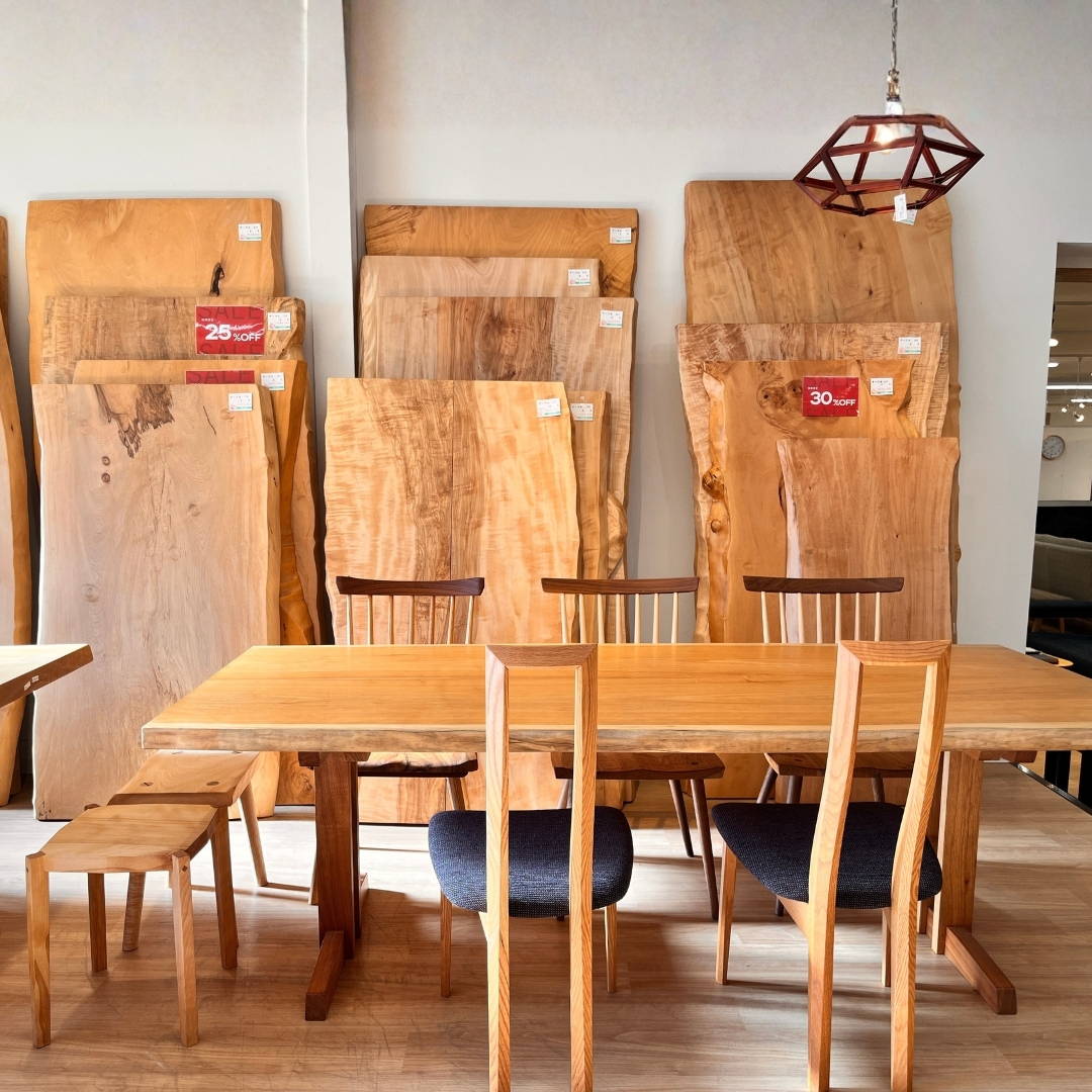 無垢一枚板 – 府中家具の館