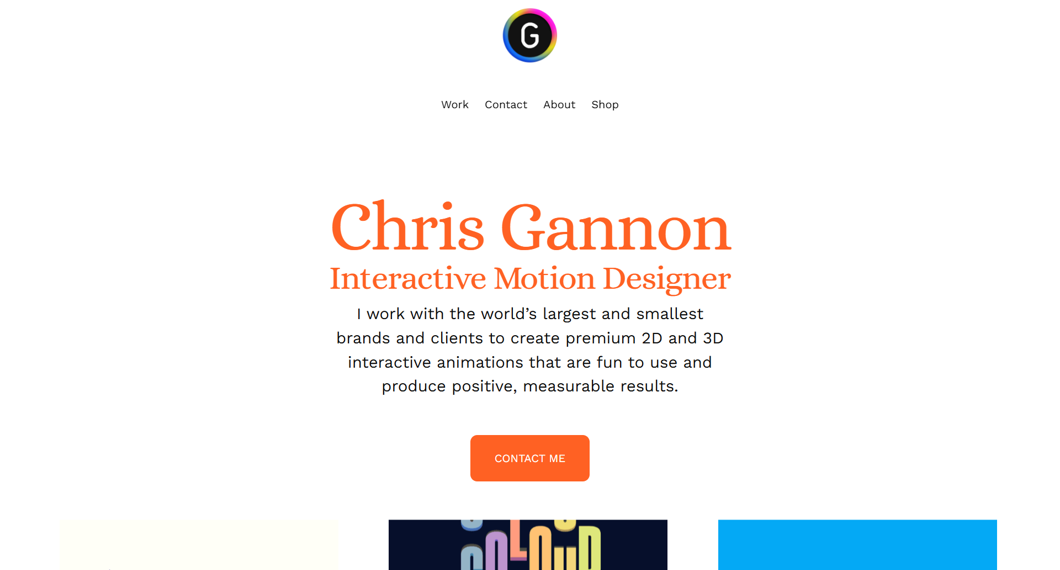 Motion Design Portfolios