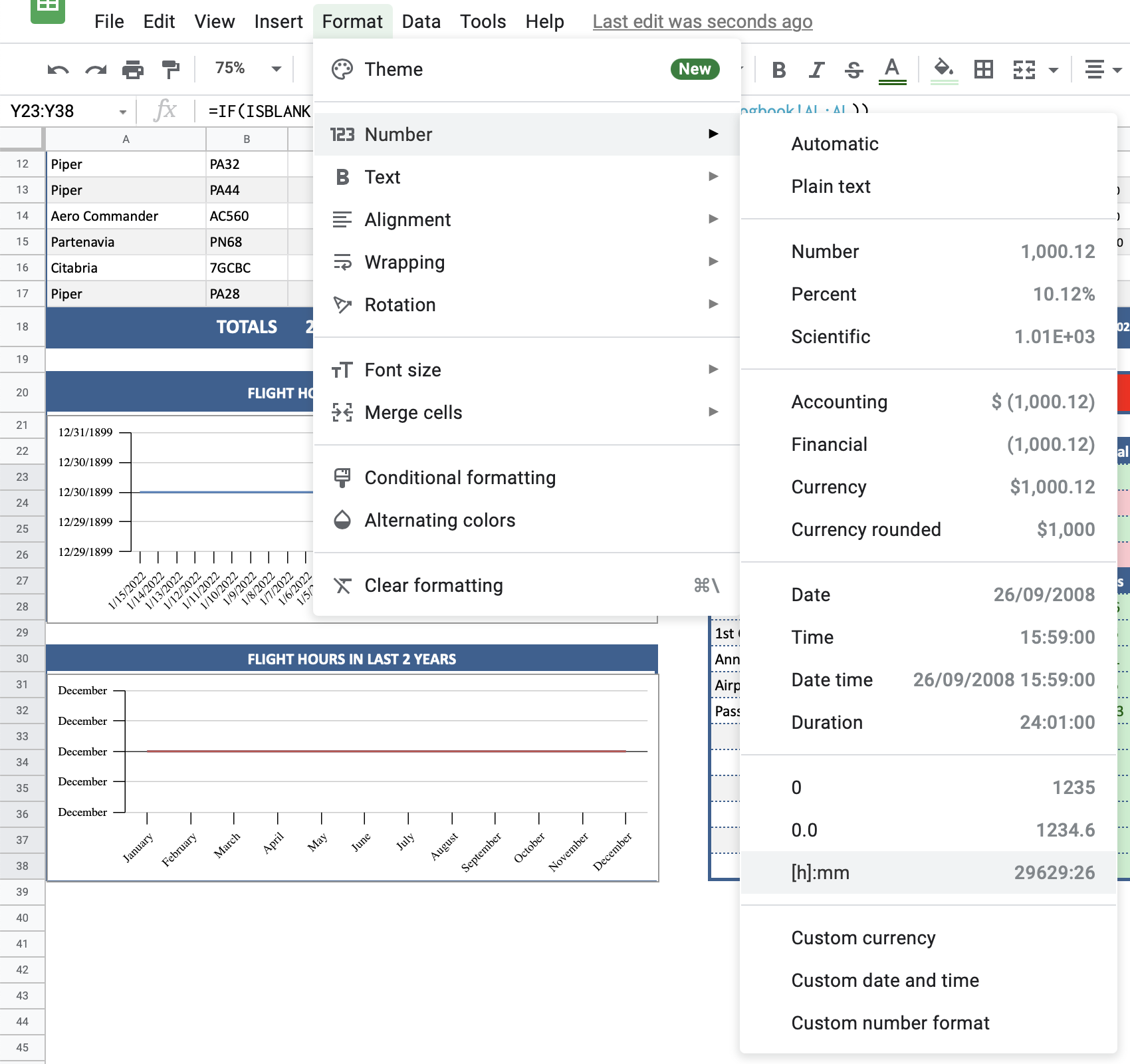 excel pilot logbook redit