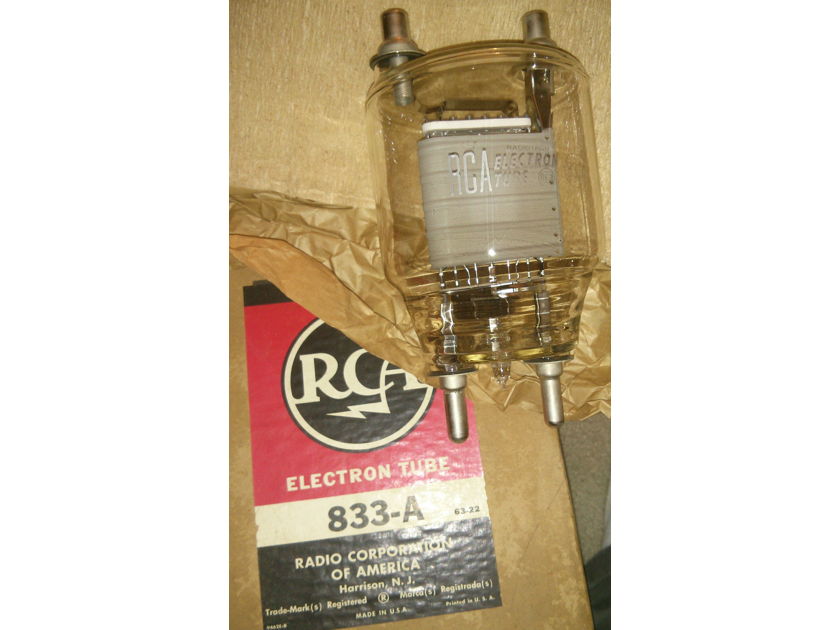RCA 833A NIB NOS MADE IN USA