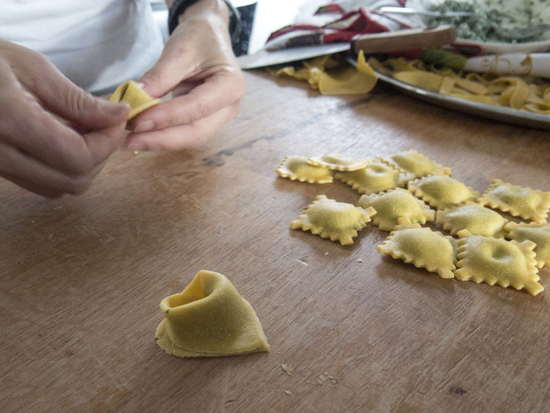 Cooking Classes Laterina: Ravioli and tagliatelle: secrets of fresh pasta