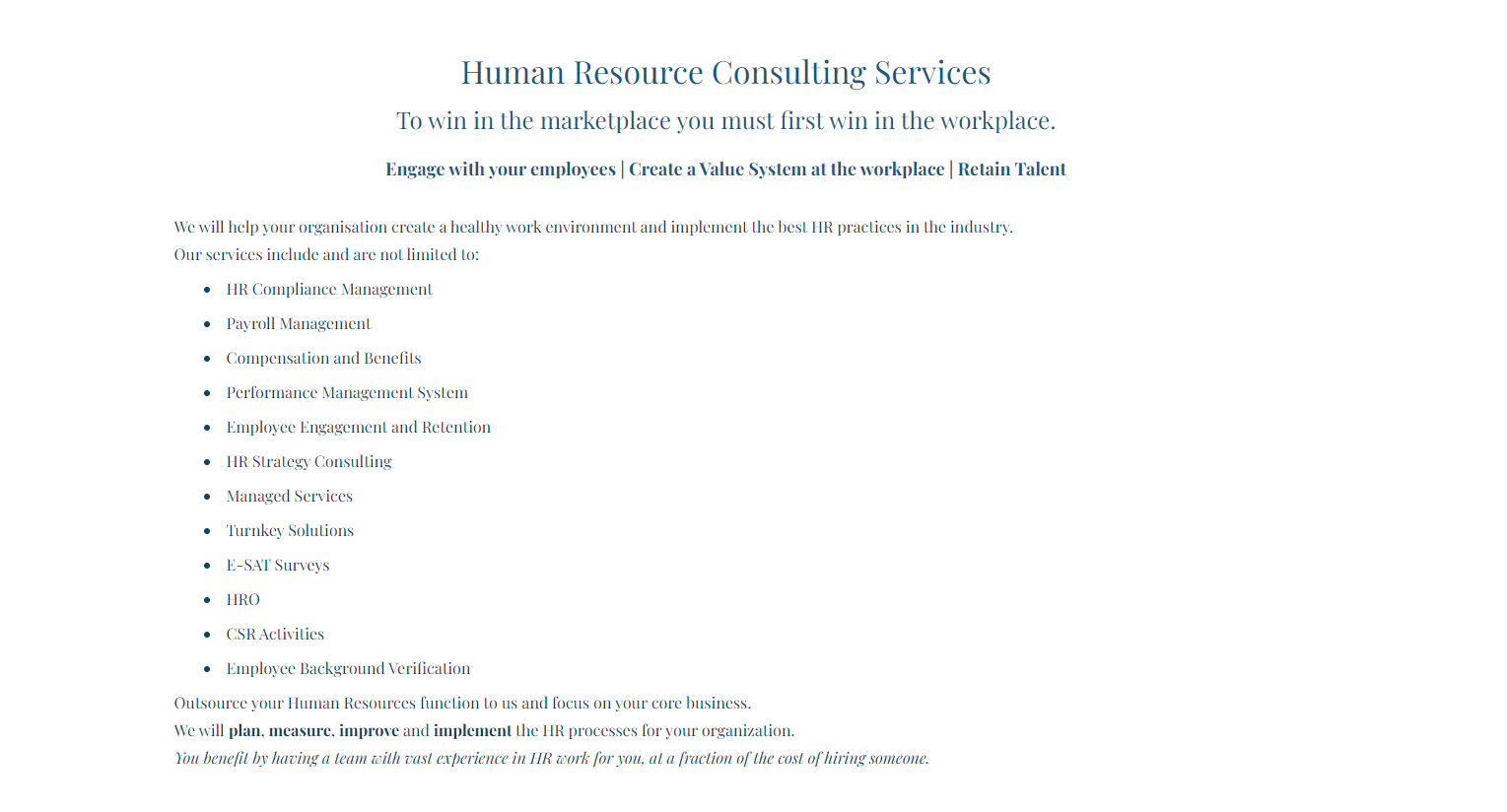 R.S.Consultants product / service
