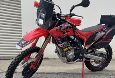 2021 HONDA CRF300L motorcycle for rent near South San Francisco, CA