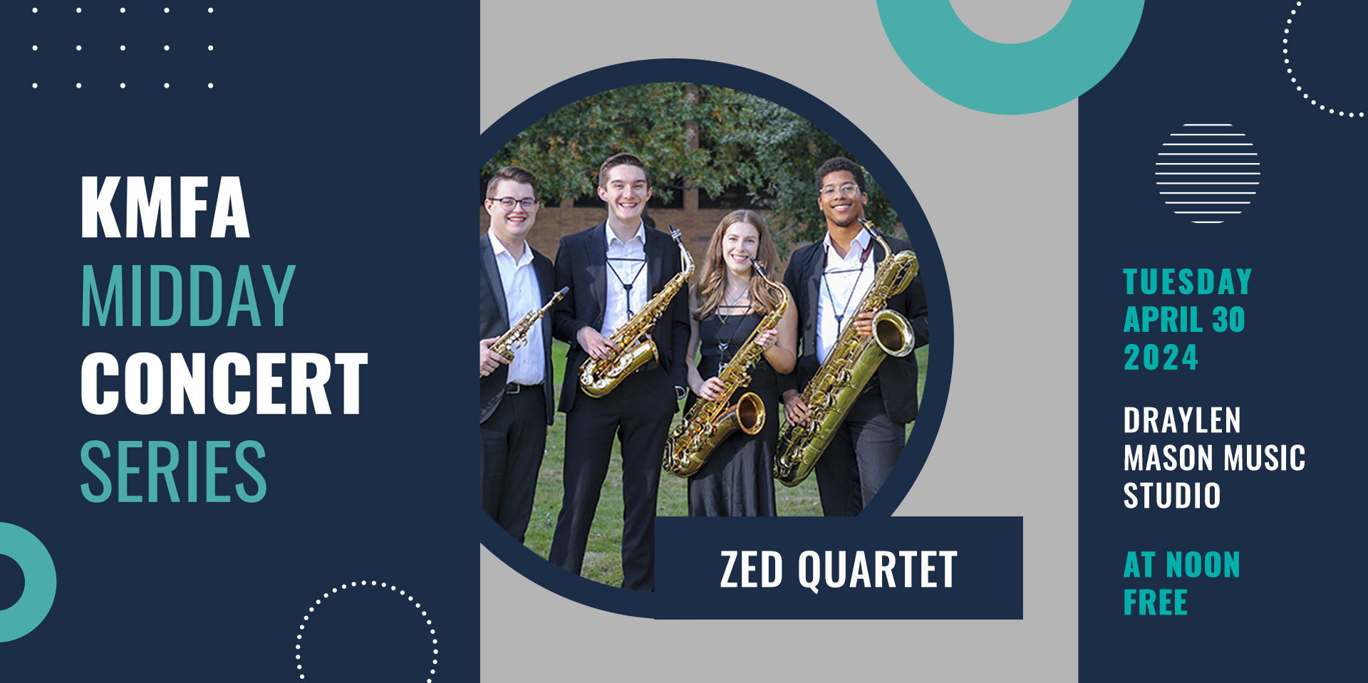 Free Midday Concert with ZED Quartet promotional image
