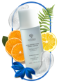A bottle of Nano Singapore's best Hyaluronic Acid Serum surrounded by fruits.
