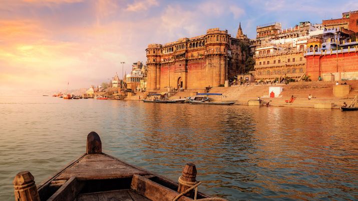 Many of India's holiest cities and towns are situated along the banks of the Ganges