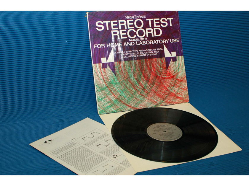 STEREO REVIEW - - "Stereo Test Record" - Model SR-12  1969