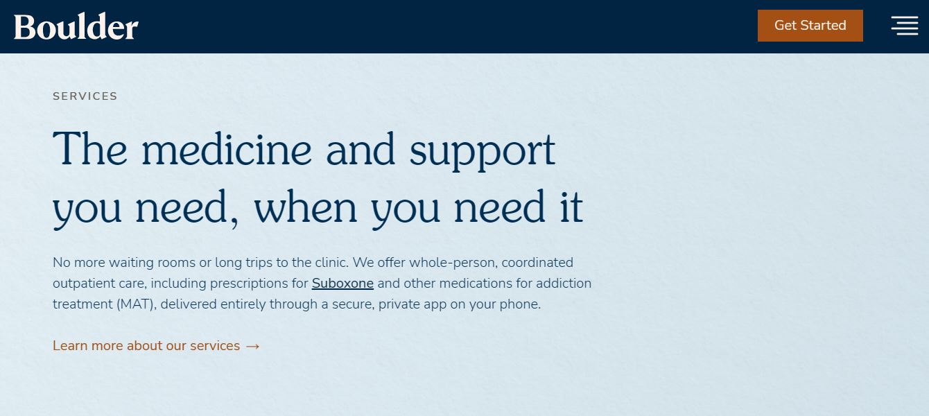 Boulder Care product / service
