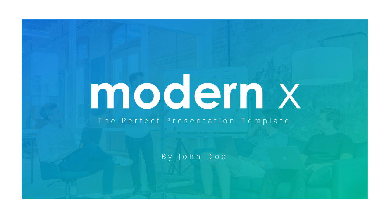 Modern X IT Solutions Presentation Template