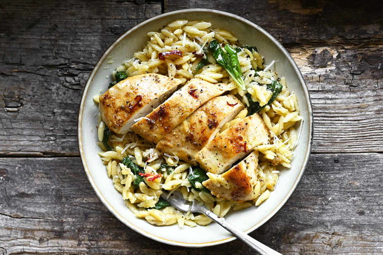 Photo of ALL NEW!!! Chicken Orzo Skillet 