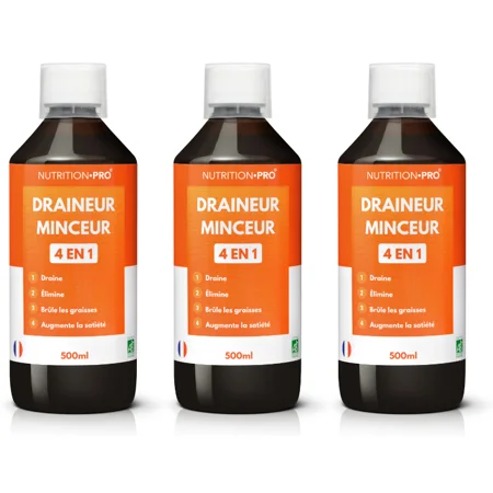 Schlankheits-Drainage 4 in 1 - 3er Pack