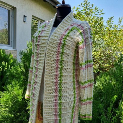 Crochet cardigan or jacket