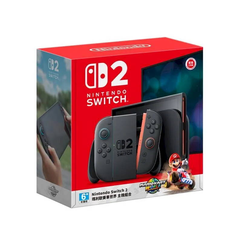 Switch 2 瑪利歐賽車世界同捆主機 無卡分期