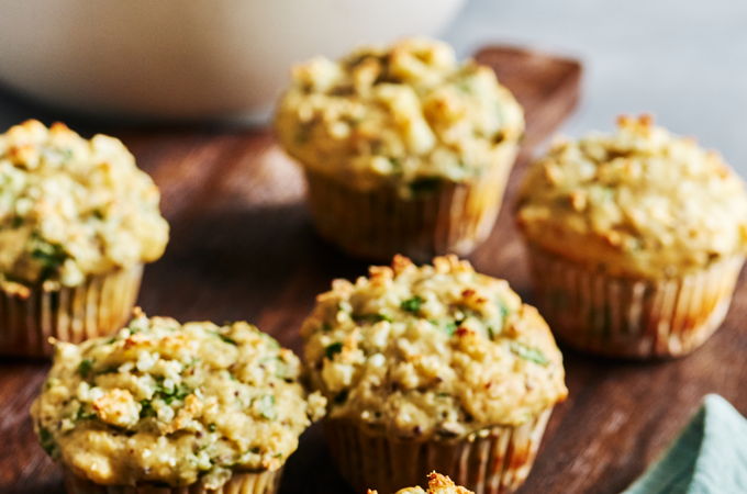Kareen Grondin’s Savoury Feta and Spinach Muffins