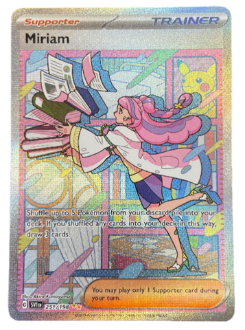 Hit rate for Special Illustration Rare Miriam from Pokemon's Scarlet & Violet. 