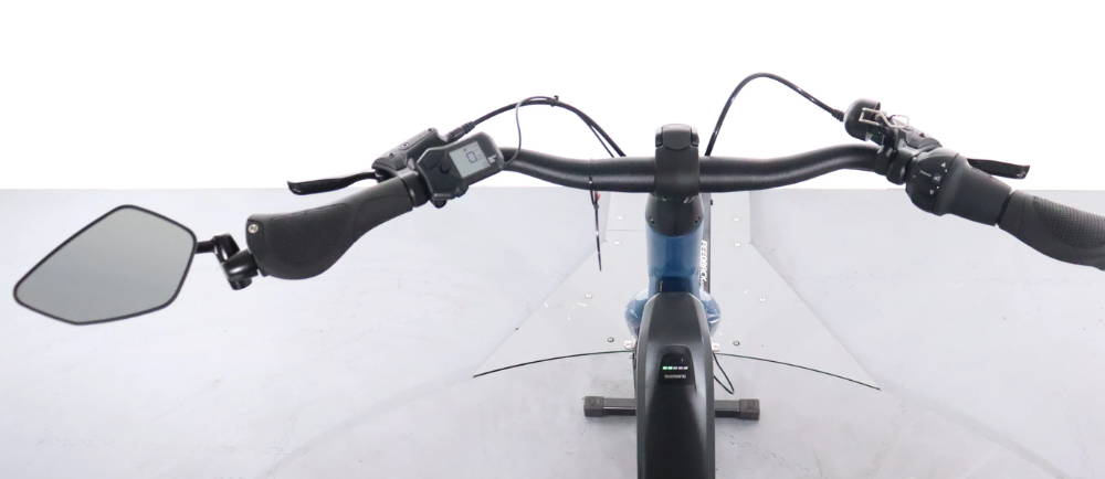 Gazelle Easyflow handlebars and mirror