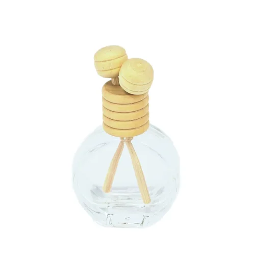 Glasflasche & 2 Mini-Stick aus Holz