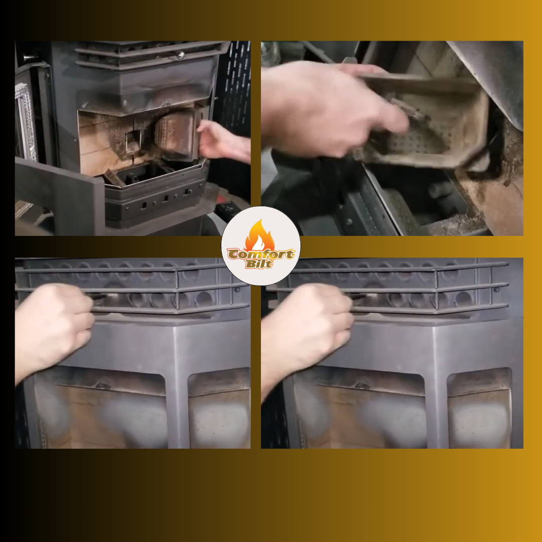 Pellet Stove Fire Box Cleaning