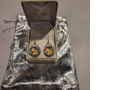 Two Tone Turkey Earrings 
