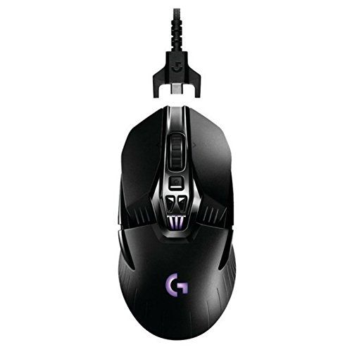 Logitech G900 Chaos Spectrum Wireless Mouse 16 Vs Roccat Kain x Aimo 19 Slant