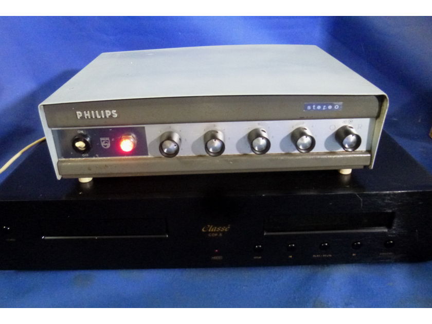 Philips AG9016  AG-9016 Stereo tube Amplifier SE Singled Ended EL95 2 watts per channel
