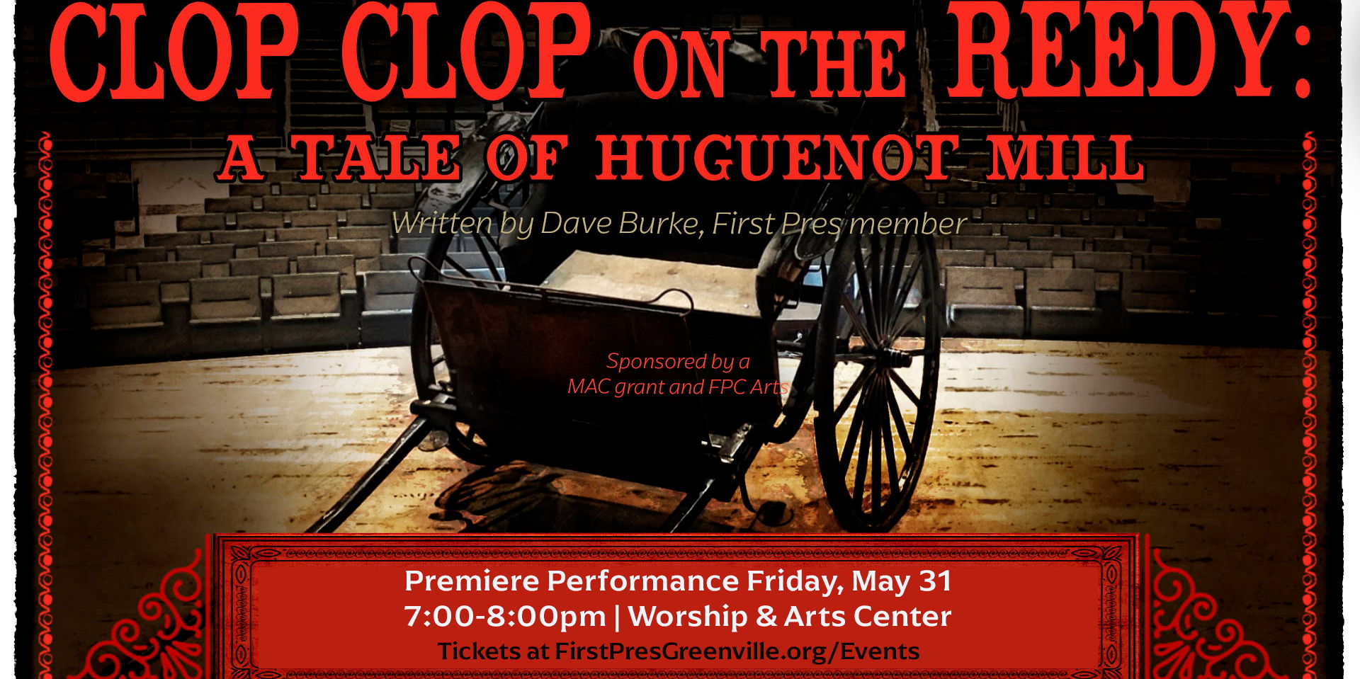 Clop Clop on the Reedy: A Tale of Huguenot Mill promotional image