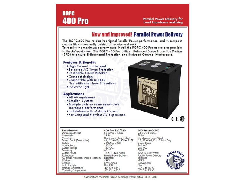 Richard Gray Power Company 400 Pro Power Purifier
