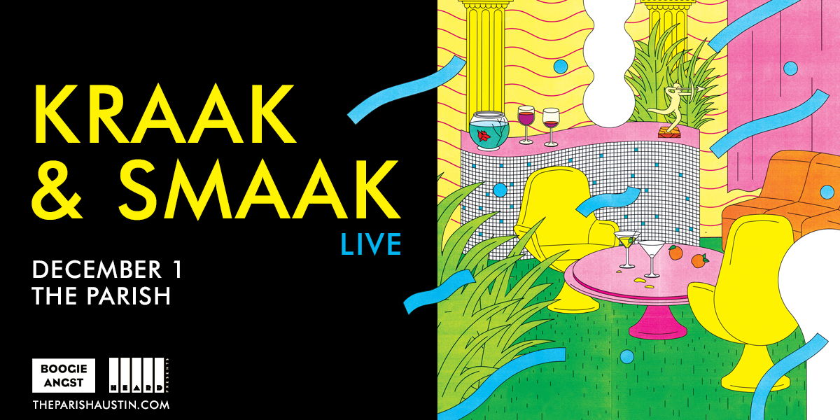 Kraak & Smaak (live band) at The Parish 12/1 promotional image