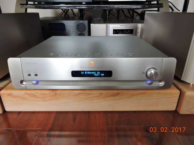 Parasound P7 Analog stereo and multi channel preamplifier
