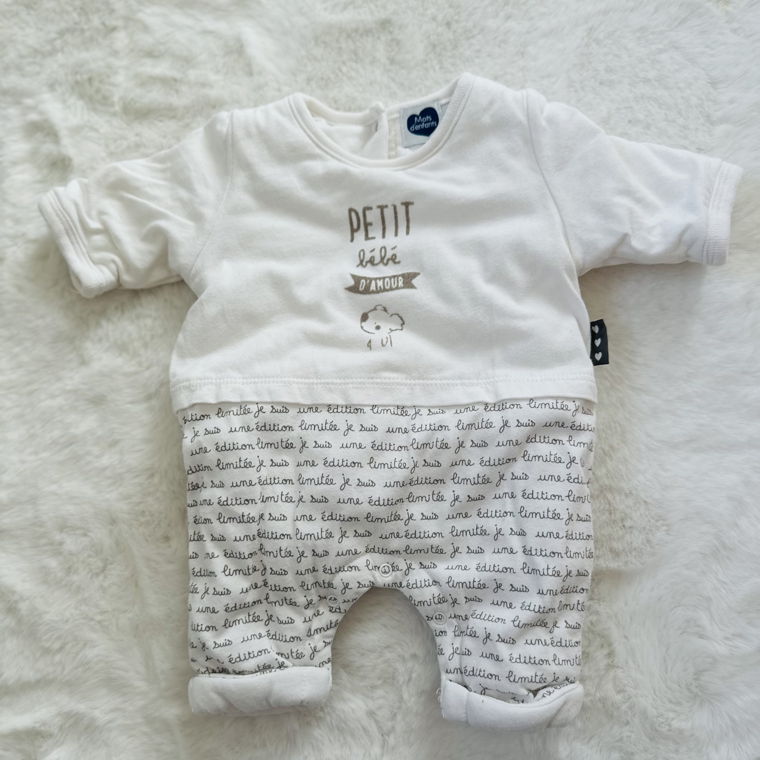 Pyjama bébé 1 mois