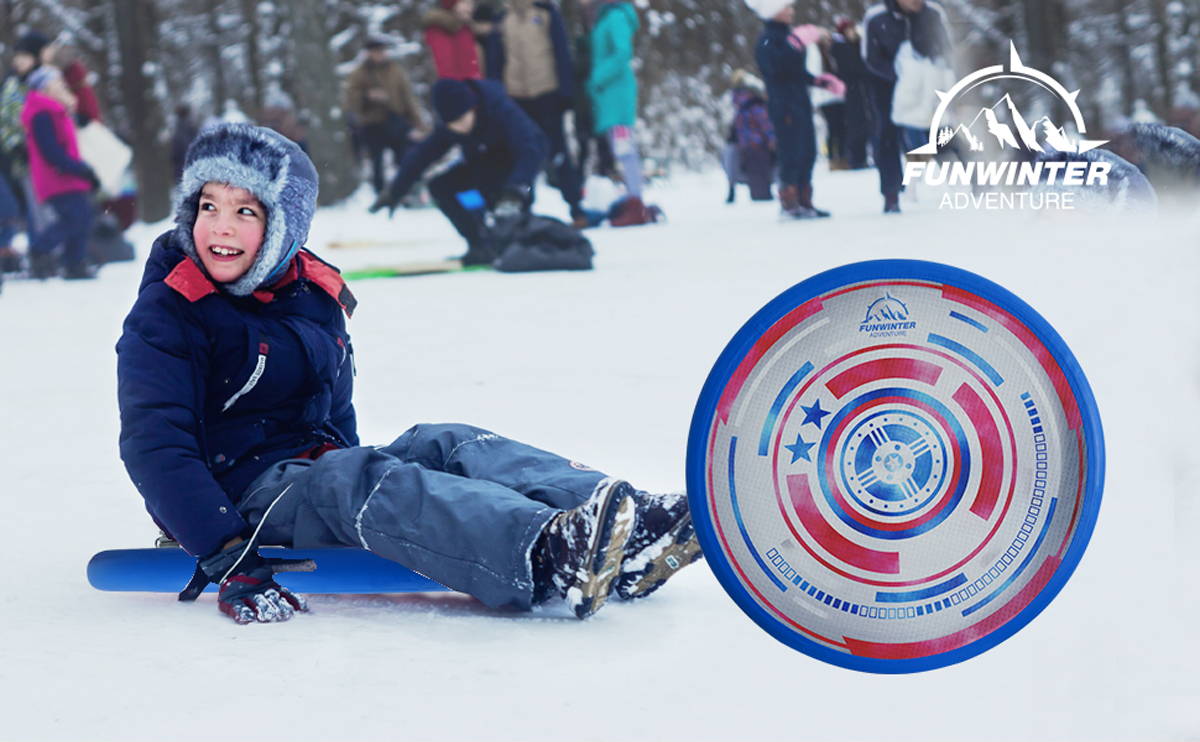 Funwater inflatable sledding shield and its practical applications