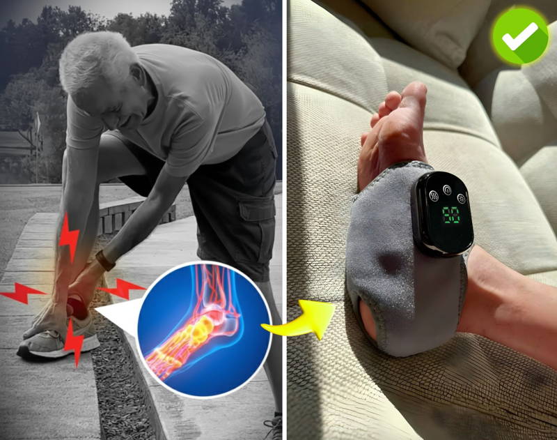 EMSense EMS foot massager for neuropathy — electric foot therapy for burning feet, tingling in feet and foot numbness