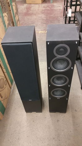 Elac Debut F5 floorstanding speakers, black