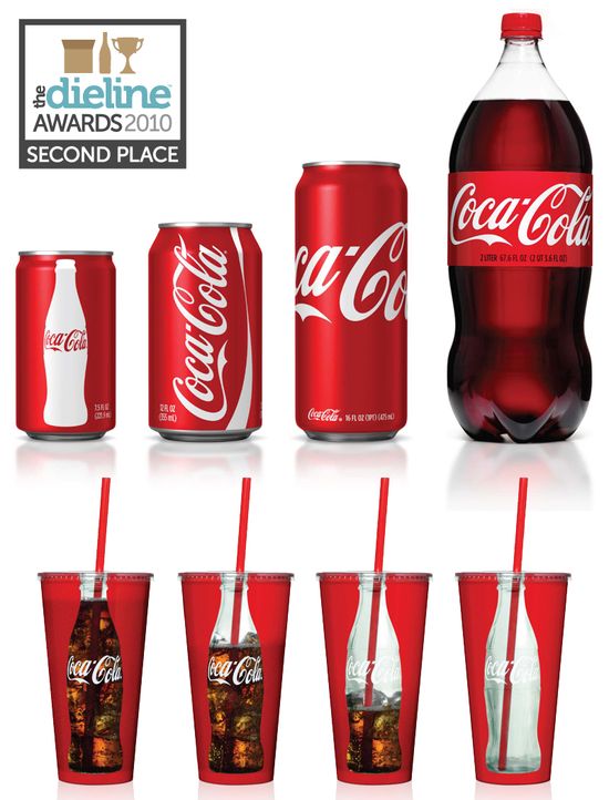 The Dieline Awards: Second Place – Beverage – Coca-Cola Identity