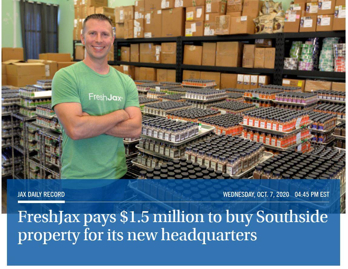 FreshJax pays 1.5 million dollars to buy Southside property for its new headquarters