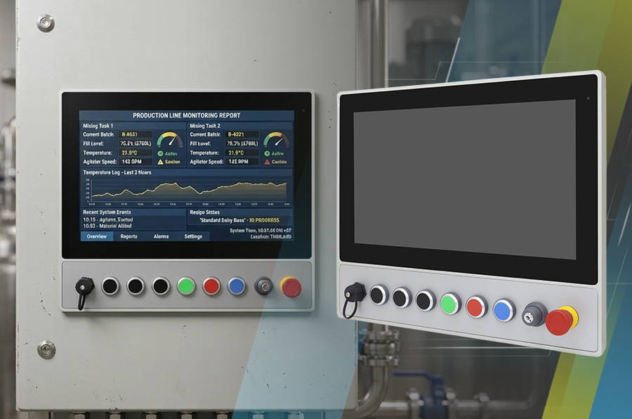Button-Integrated Panel PC By Order