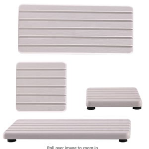 Set of 4 Water Absorbent Diatomite Soap Dish