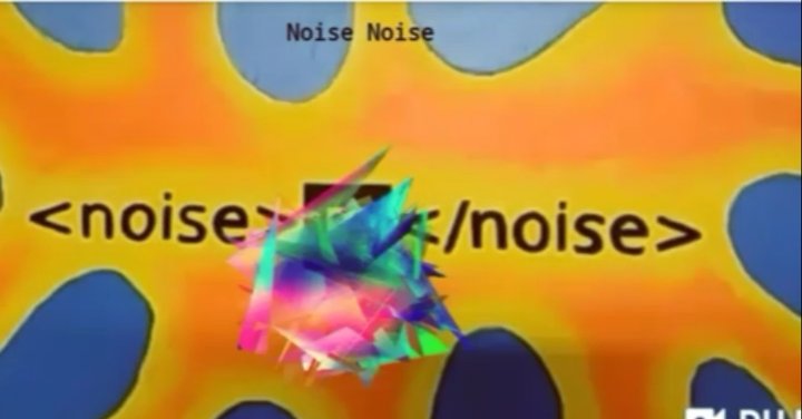 noise_noise acryilic painting with interactive art by Walter Perdan
