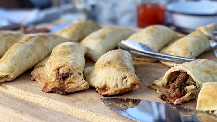 Homemade beef & chorizo empanada recipe