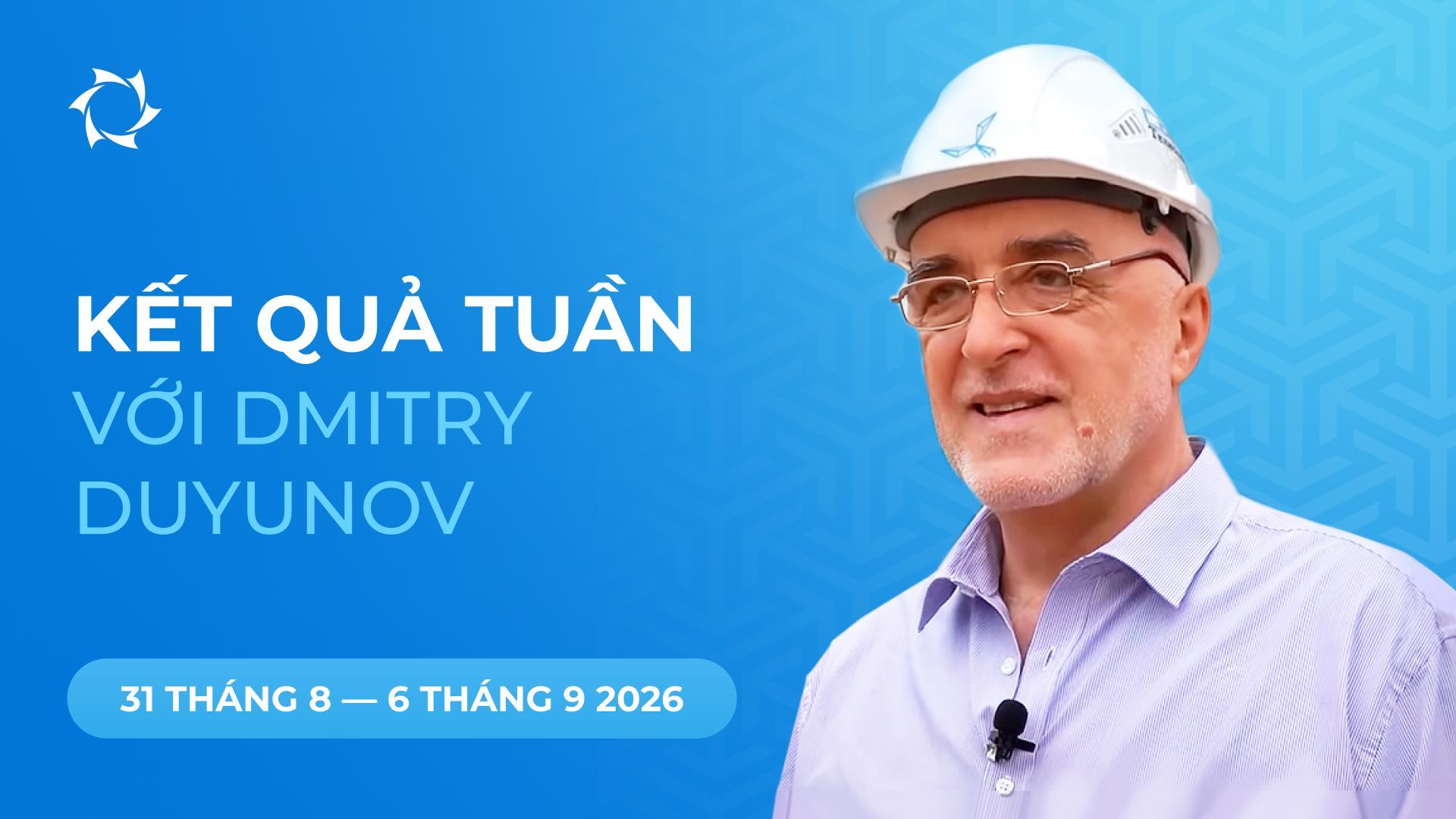 Tổng kết tuần của dự án Động cơ của Duyunov