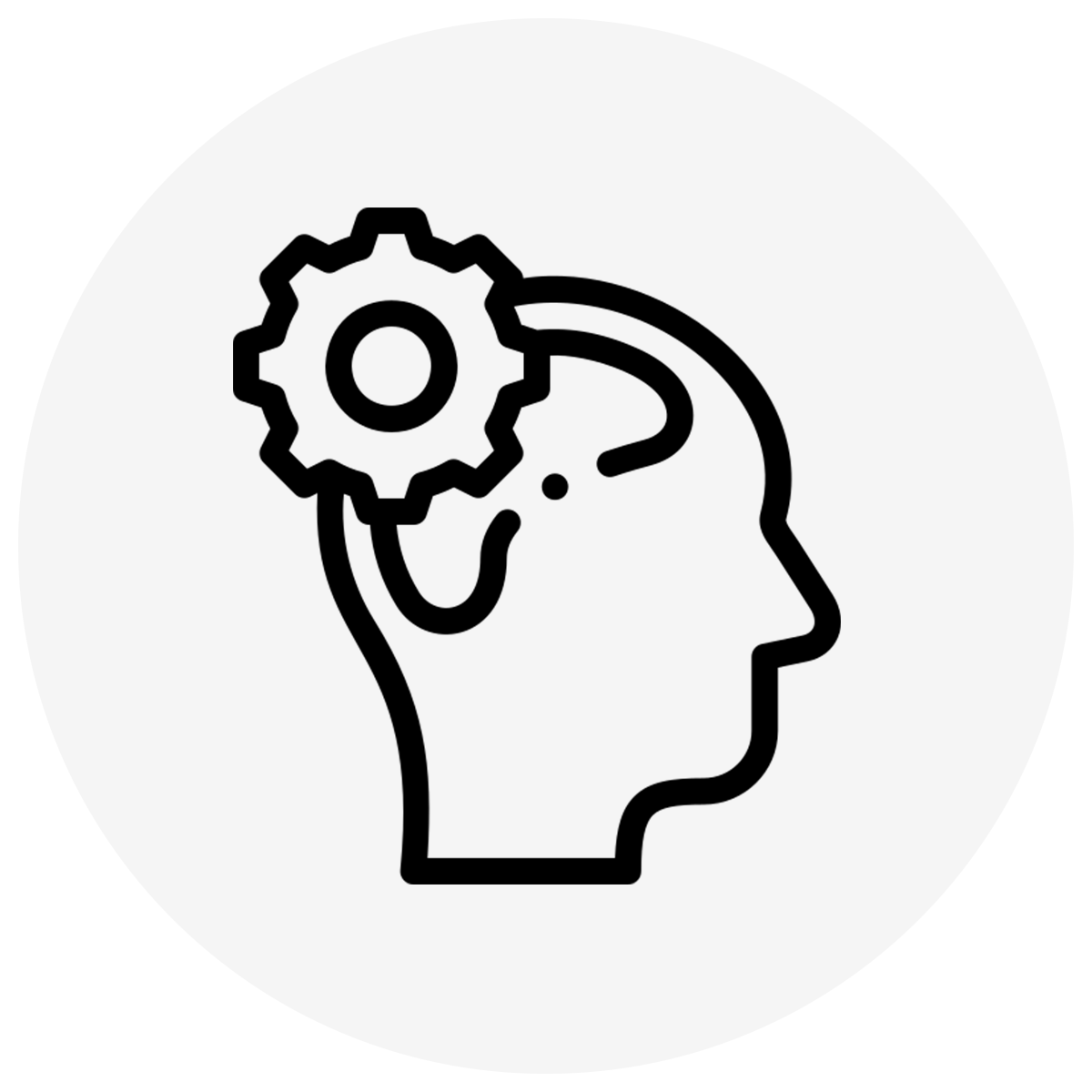 human head showing fish oil supplements benefits include cognitive development