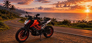 2018 KTM 390 DUKE motorcycle for rent near Honolulu, HI